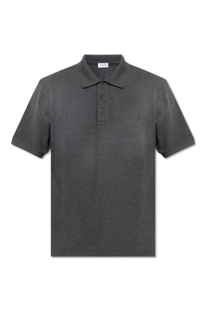 Alexander McQueen Cotton polo with embroidered logo | Men's